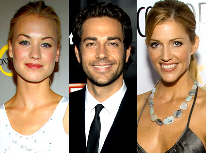 Yvonne Strahovski, Zachary Levi, Tricia Helfer Yvonne Strahovski, Zachary Levi, Tricia Helfer